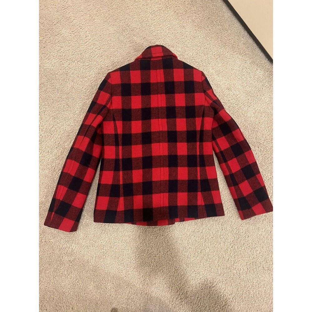 J. Crew Buffalo Plaid Wool Jacket - Picture 8 of 9
